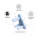 Safety Cover Guards for Electric Socket Plug (Big) - Image 6