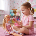 Beauty Make up Set for Kids Girls with Fold-able Suitcase (Multicolour) - Image 6