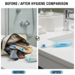 Plastic Hygienic Toothbrush Travel Portable Case - Image 2