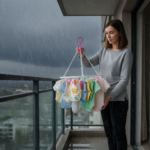 Plastic Round Cloth Drying Stand Hanger with 24 Clips (Multicolour) - Image 6