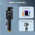 Selfie Sticks Box with Aux Wire for All Smart Phones - Image 2