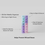 Weekly Pill Case 28-Slot Medicine Organizer - Image 5