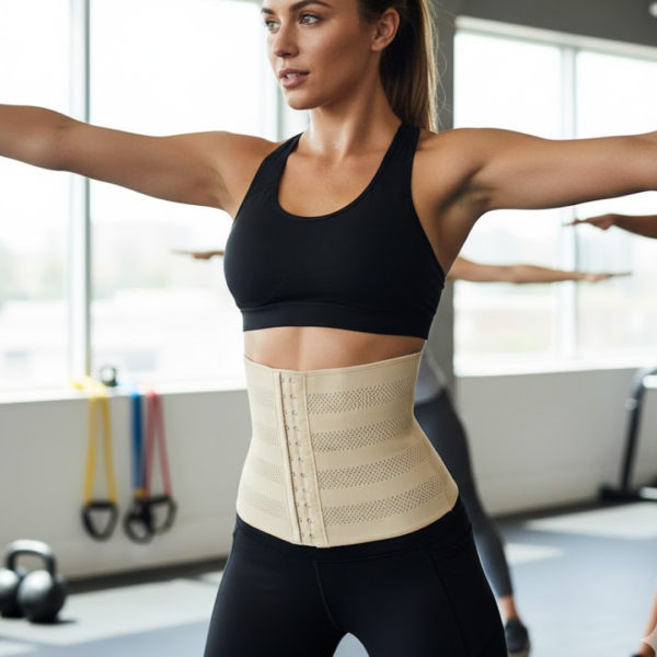 2 Hooks Waist Trimmer Belt Shaper Cincher Trimmer Body shape - (L)