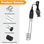 Portable Electric Immersion Water Heater for Travel