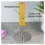 Stainless Steel Potato Pav Bhaji Masher