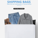 Tamper Proof Courier Bags(6.5X08 PLAIN 180 POD M1) - 100 pcs - Image 2