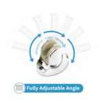 Adjustable Hand Shower Holder with Fixing Screws Adjustable Bracket for Bathroom - Image 2