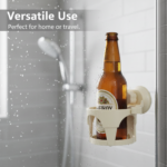 Hair Dryer Holder with Suction - Wall-Mount Bathroom Organizer for Women & Girls - Image 5