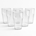 Supermom Transparent Smoothy Glass Set (Approx 300ML / 6 Pc) - Image 4