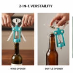 Waiter Wine Corkscrew Bottle Beer Cap Opener for Restaurants Bar Home - Image 3