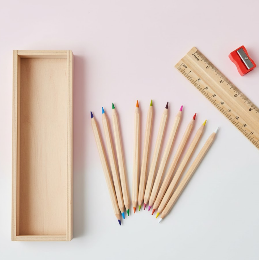 Colorful Wooden Pencil Set for Students