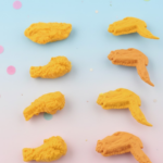 Cute Chicken Wing Leg Erasers for Kids