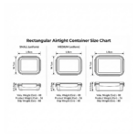 3-Piece Multicolor Airtight Container Set – Rectangular Food & Fridge Storage - Image 5