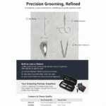 Mini Nail Clipper Set with Plastic Case for Personal Grooming