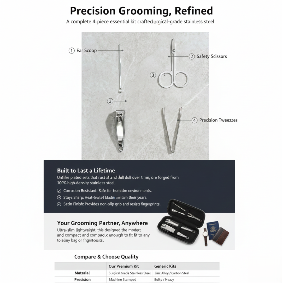 2092621770.png Mini Nail Clipper Set with Plastic Case for Personal Grooming