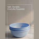 BPA Free Plastic Bowl Set for Cereal Salad Rice Soup Pasta Snack  3 Pc - Image 8