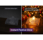 Unique Plastic Night Light: Flameless LED, Diwali (Iceberg Design, Gift) - Image 4