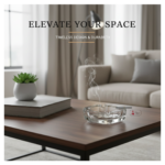 Glass Brunswick Crystal Quality Cigar Cigarette Ashtray - Image 2