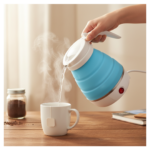 Silicone Foldable Collapsible Electric Water Kettle Camping Boiler - Image 5