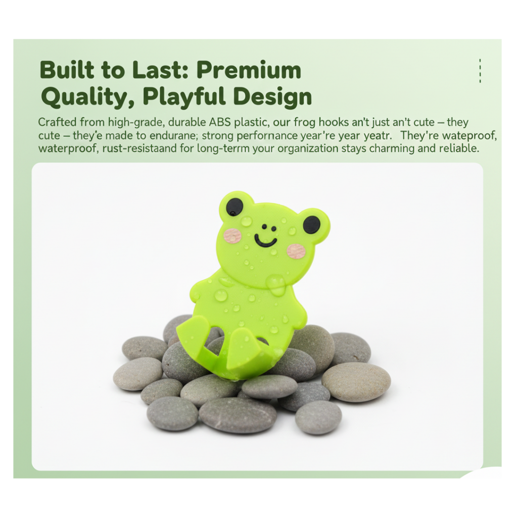 2-Piece Plastic Adhesive Cable Holder for Desk