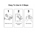 Universal Clip-On Mobile Camera Lens Kit (1 Set) - Image 8