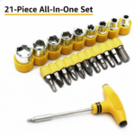 24 Pcs T Shape Screwdriver Set