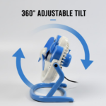 USB Mini Fan: Cute, Quiet & Portable Desk Buddy (Battery Not Included) - Image 4