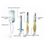 4-in-1 Stainless Steel Kitchen Tools Combo