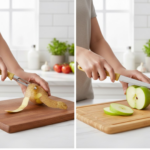 4In1 Combo - Stainless Steel Kitchen Lighter, Knife, Peeler and Smooth Grater (Multicolor) - Image 5