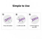 Mini LED Flashlight Keychain Torch (Mix Color & 1 Pc) - Image 7