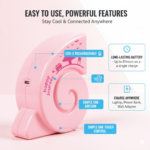 Cute USB Mini Fan: Bright, Quiet & Portable for Your Desk (Battery Not Included) - Image 2