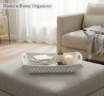 Foldable Plastic Serving Tray - Portable with Handle for Kitchen & Dining (1pc) - Image 7