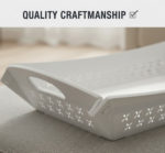 Foldable Plastic Serving Tray - Portable with Handle for Kitchen & Dining (1pc) - Image 8