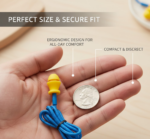 Soft Silicone Ear Plugs Hearing Protection (2 Pc Set) - Image 7