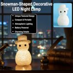 Snowman-Shaped Decorative LED Night Lamp (1 Pc) - Image 4