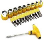 24pcs T shape screwdriver set Batch Head Ratchet Pawl Socket Spanner hand tools - Image 6