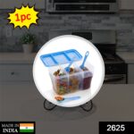 Plastic Square Storage Organiser Container (750ML Capacity) - Image 11