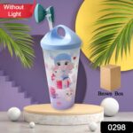 Unicorn Water Bottle with Straw & Lid for Kids (Without Light) - Image 6