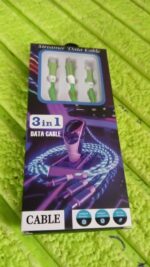 3 in 1 Charging Cable Light Up Fast Charger Multi Charging Cable (1 Pc) - Image 8