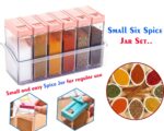 Plastic Spice Jars (6 pcs, 14x22x8cm, Multicolour) - Image 9