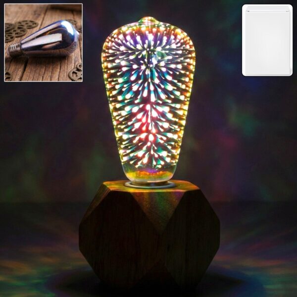 3D Firework LED Decorative Bulb Light