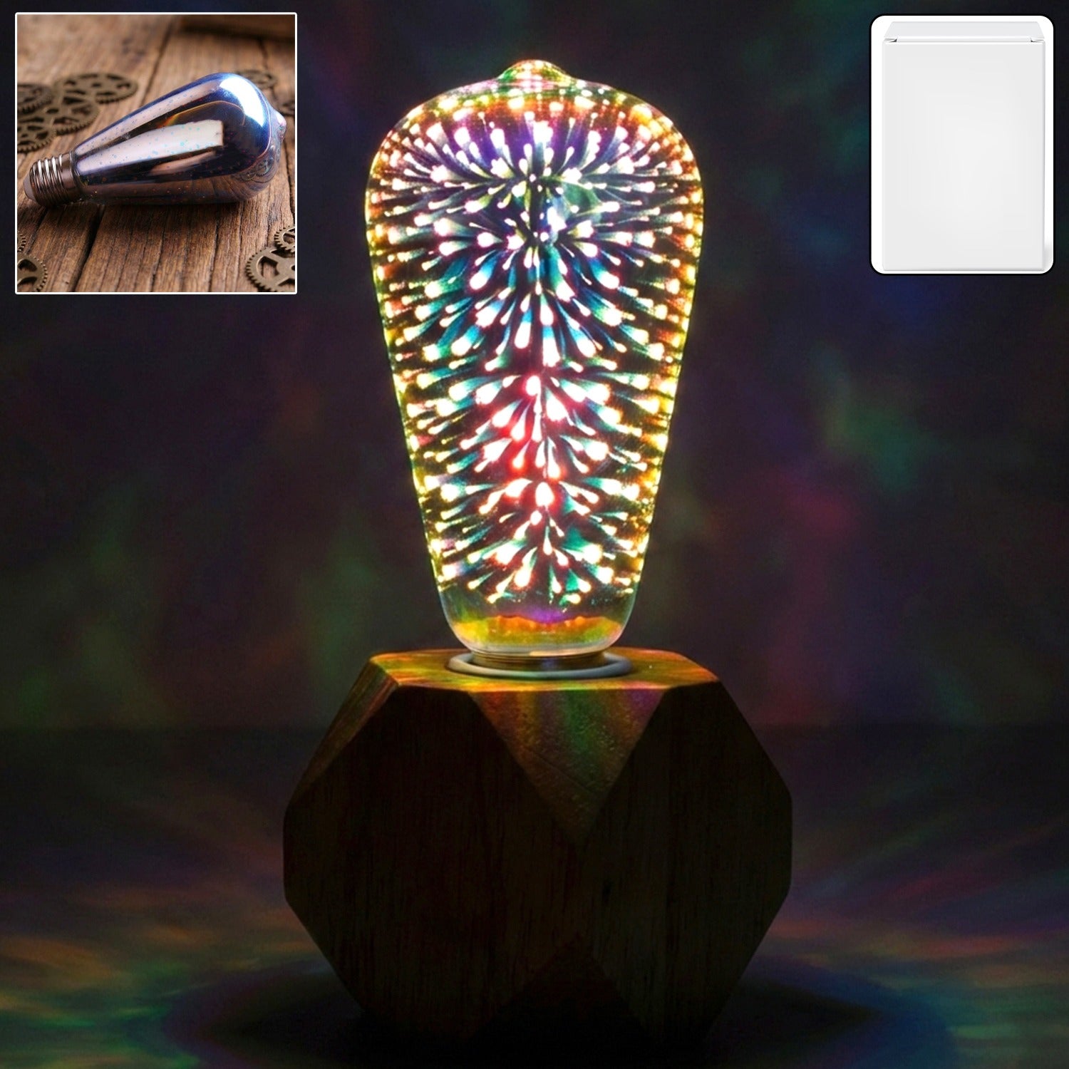 3D Firework LED Decorative Bulb Light