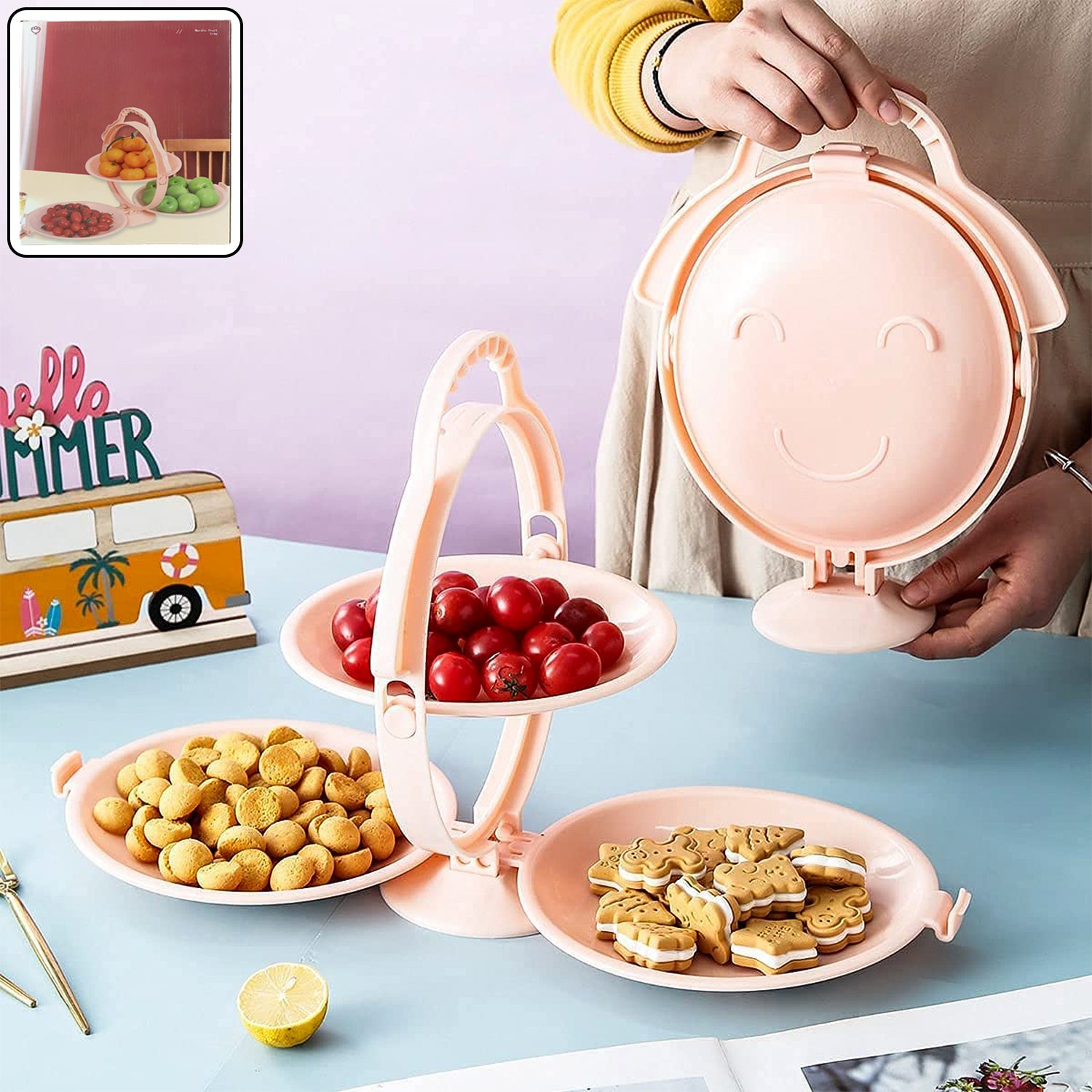 3-Layer-Foldable-Fruit-Plate-Candy-Dish-01_b852d165-d641-49ee-a8d0-2a473250642d.jpg 3-Layer Foldable Multi-Purpose Snack, Fruit & Dessert Serving Stand (1 Pc) - Image 1