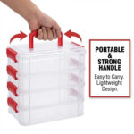 4-Layer Transparent Multipurpose Plastic Storage Box - Image 2