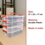 4-Layer Transparent Multipurpose Plastic Storage Box - Image 5