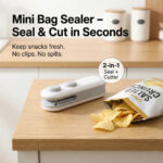 Mini Bag Sealer, 2 in 1 Seal & Cutter Heat Sealers