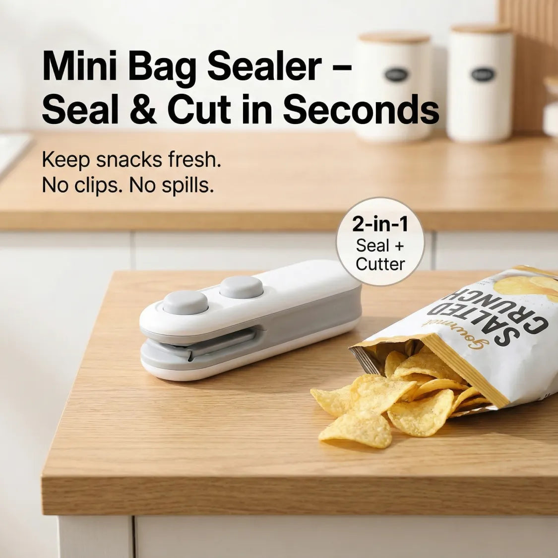3030315.jpg Mini Bag Sealer, 2 in 1 Seal & Cutter Heat Sealers - Image 1
