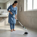 7-in-1 Electric Spin Scrubber Cleaning Brush with Extension Handle (1 Set) - Image 3