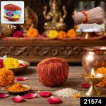 Pooja Kalawa Moli Sacred Cotton Thread (1 Pc) - Image 2