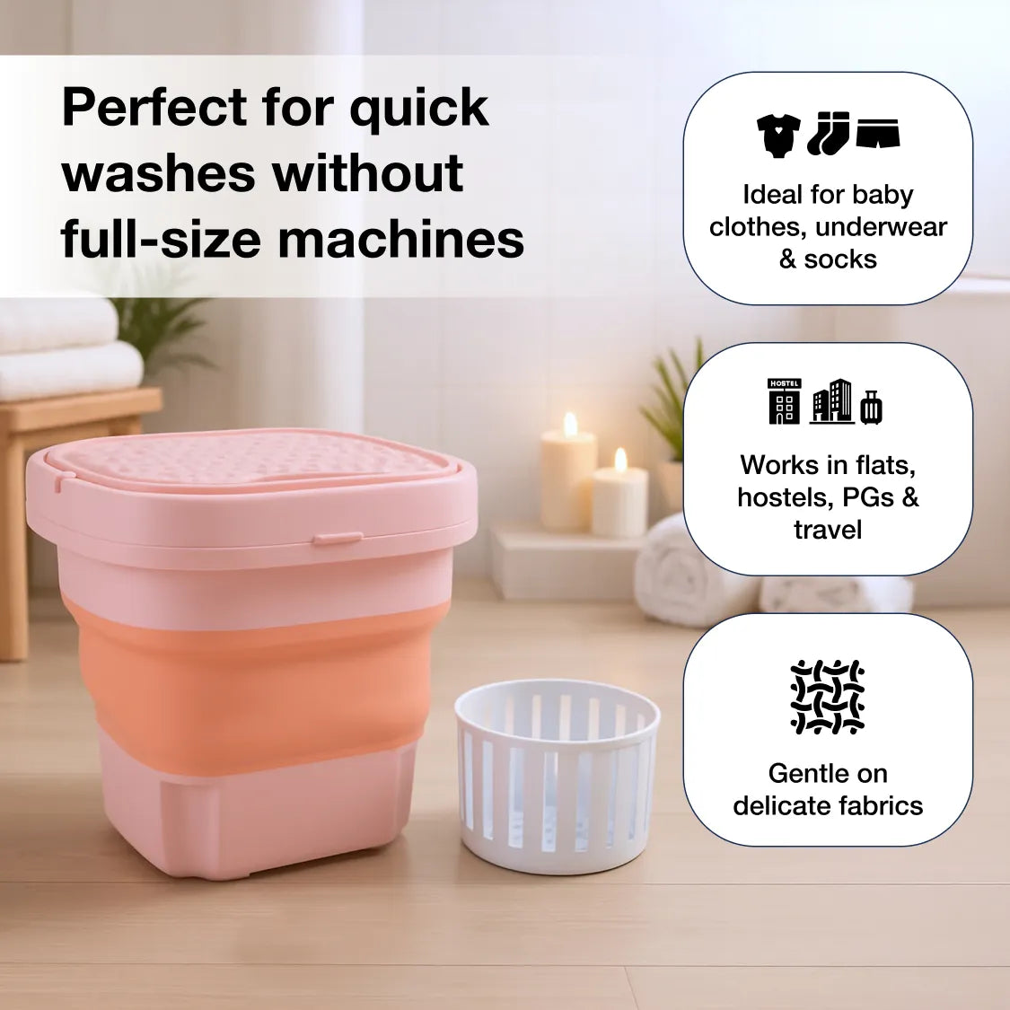 32.jpg Portable Washing Machine, Foldable Washer and Dryer Combo (1 Set / Mix Color) - Image 1